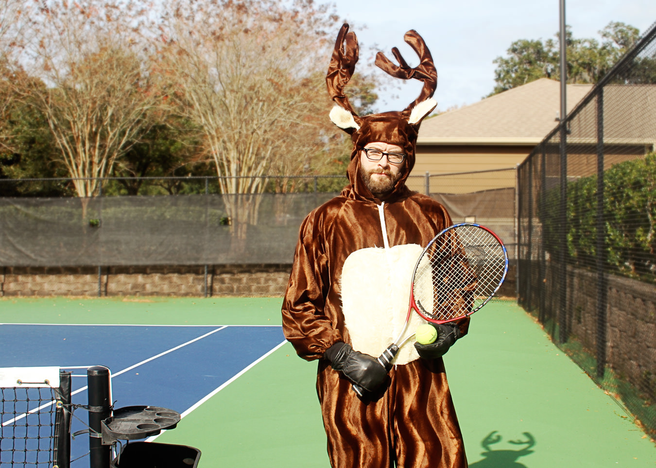 An outtake from the 2012 Holiday Card photo shoot where I get my Andre Agassi on.