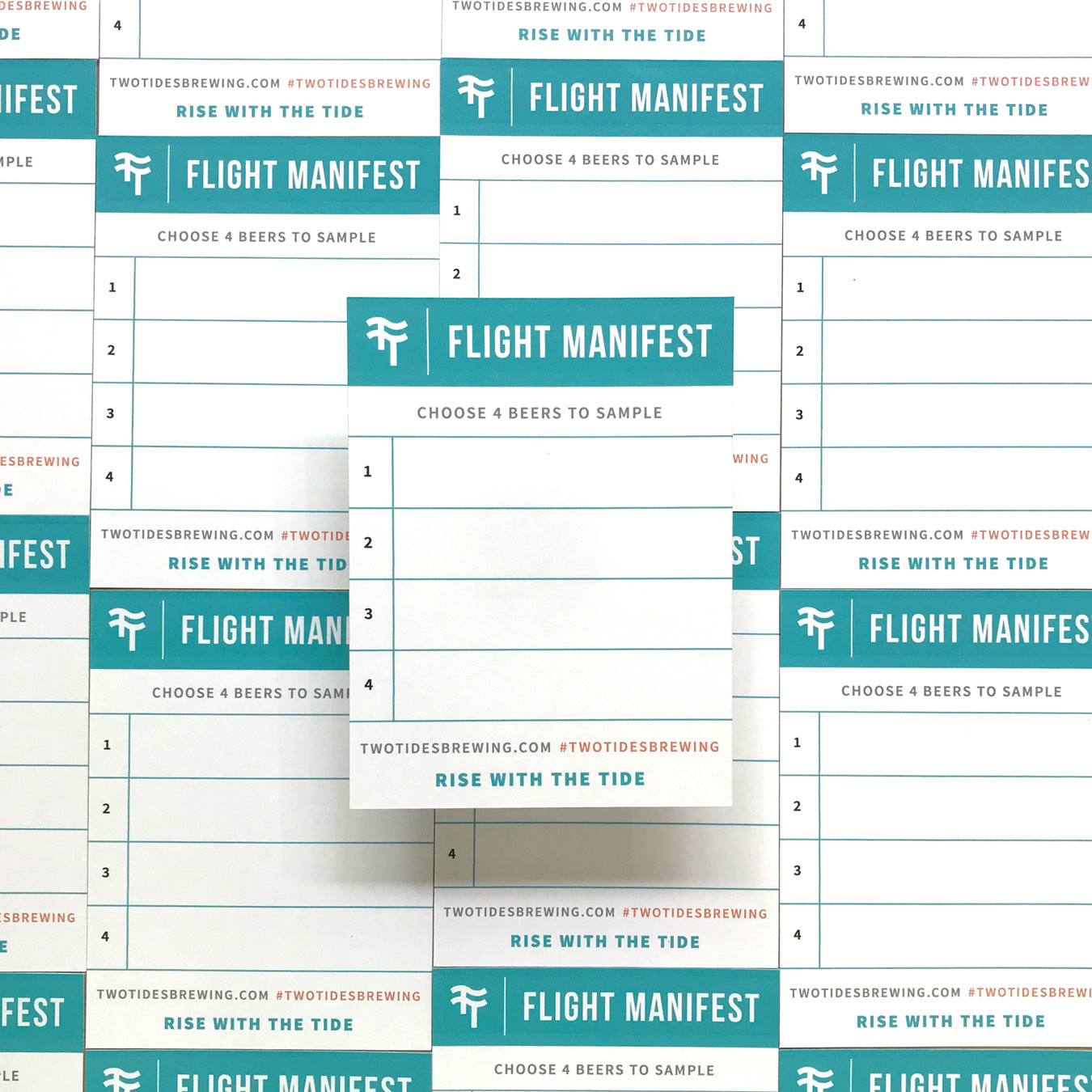 A photograph of the flight manifest that you would use to select your flight choices.