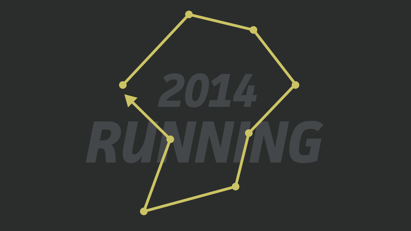 The thumbnail image for my 2014 Running website project.